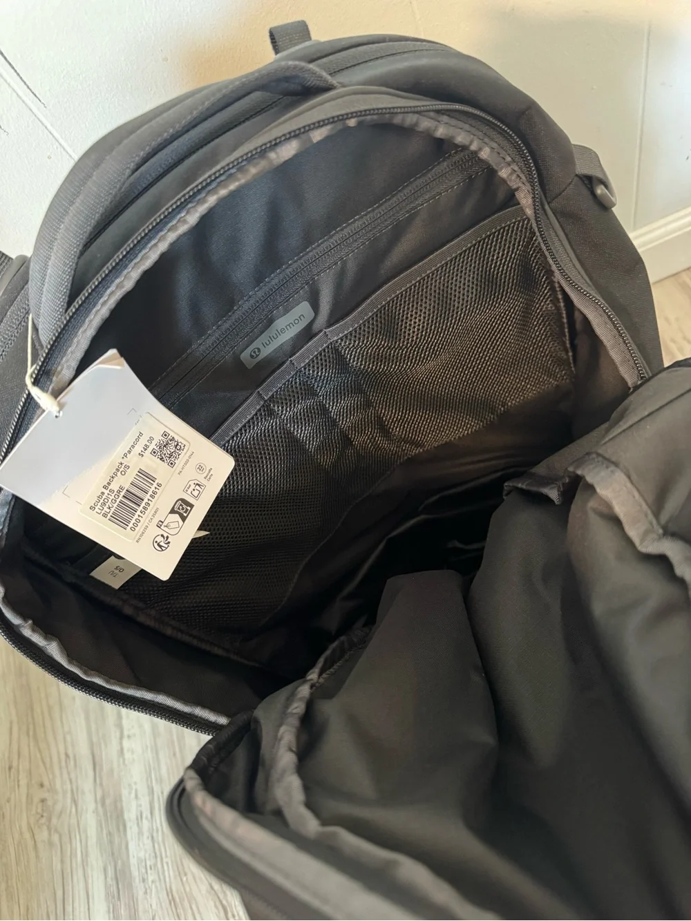 lululemon Men's Black scuba Backpack